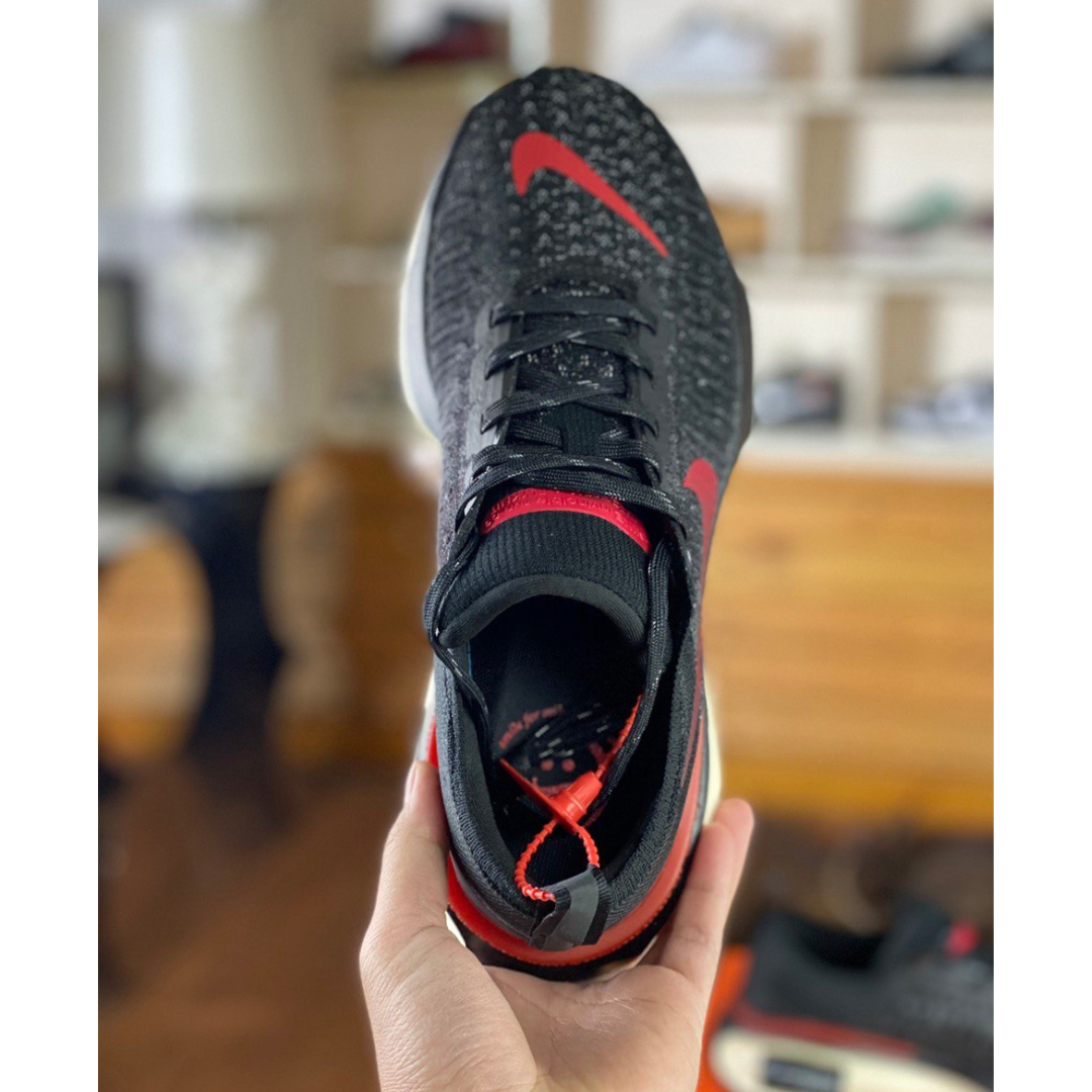 Nike Invincible Run 3 - Preto Vermelho