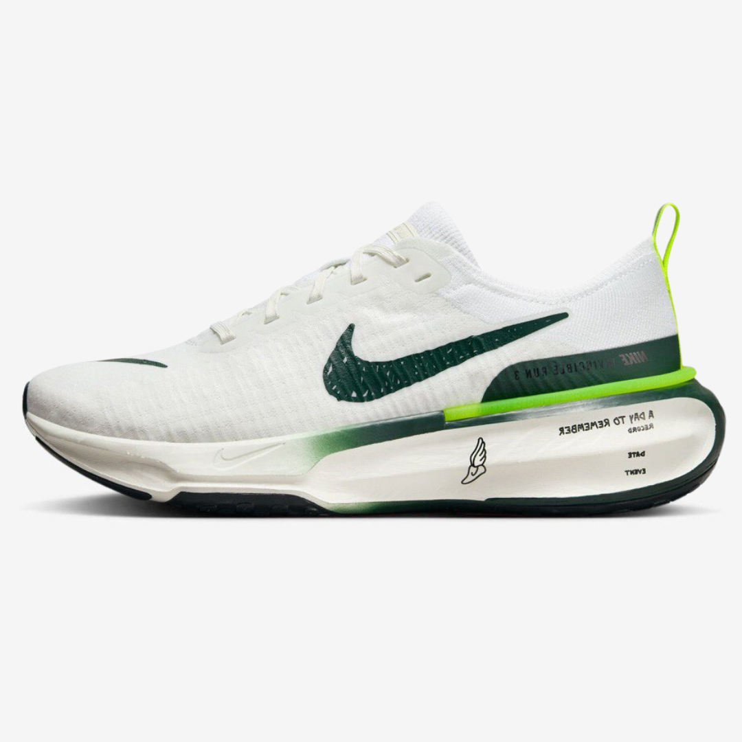 Nike Invincible Run 3 - White Pro Green Volt Black