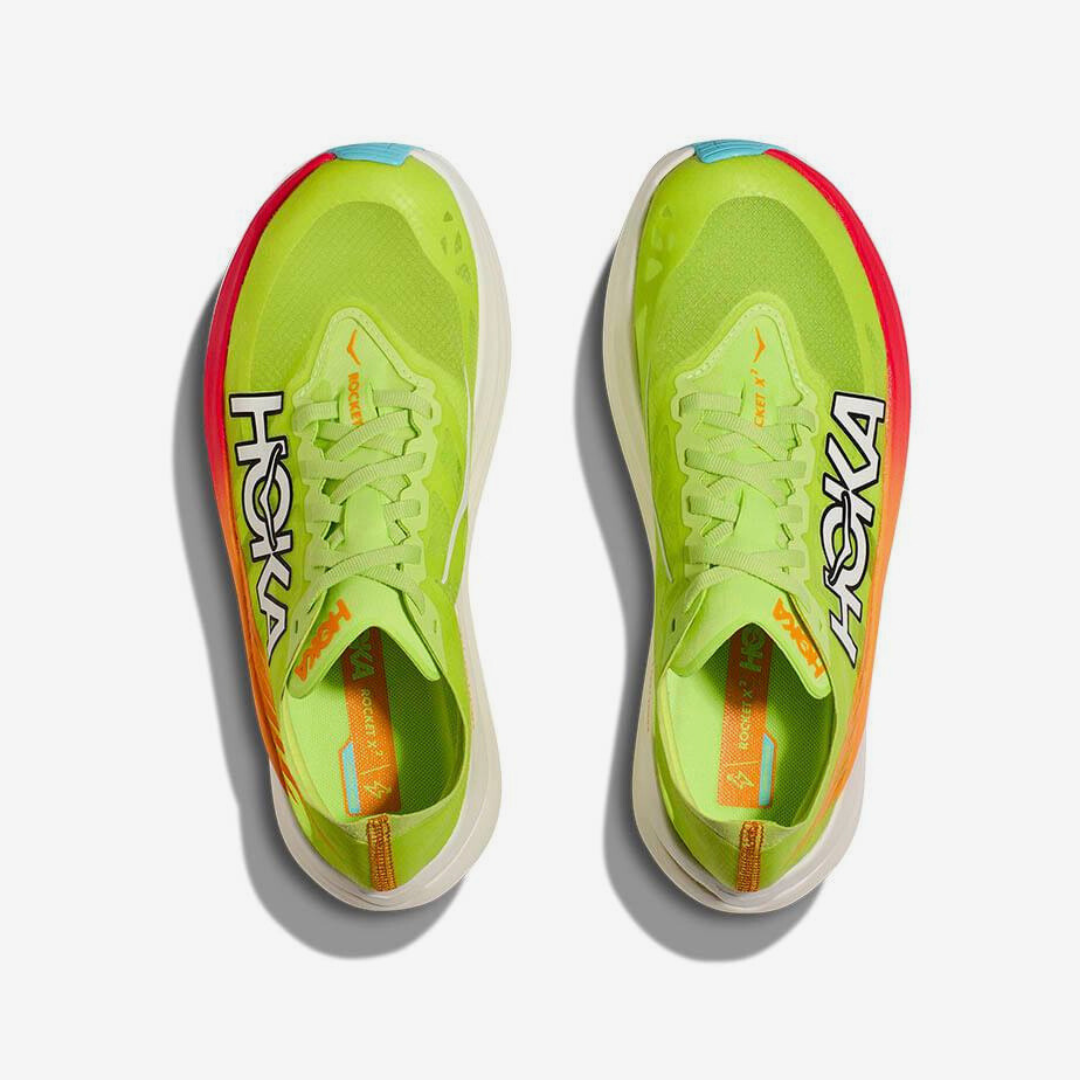 Hoka Rocket X 2 Unissex - Verde\Laranja