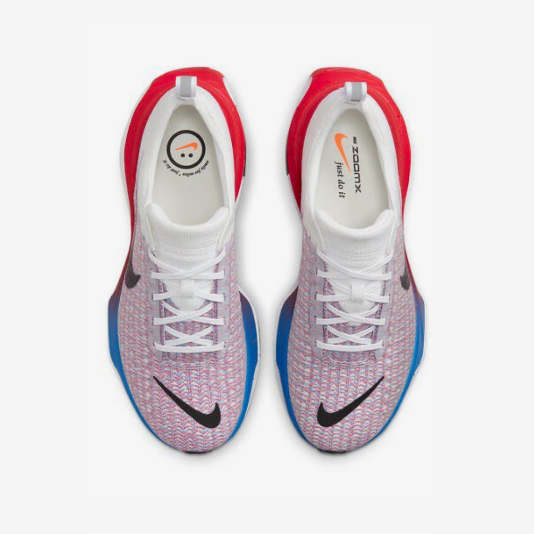 Nike Invincible Run 3 - Branco\Azul\Roxo\Vermelho