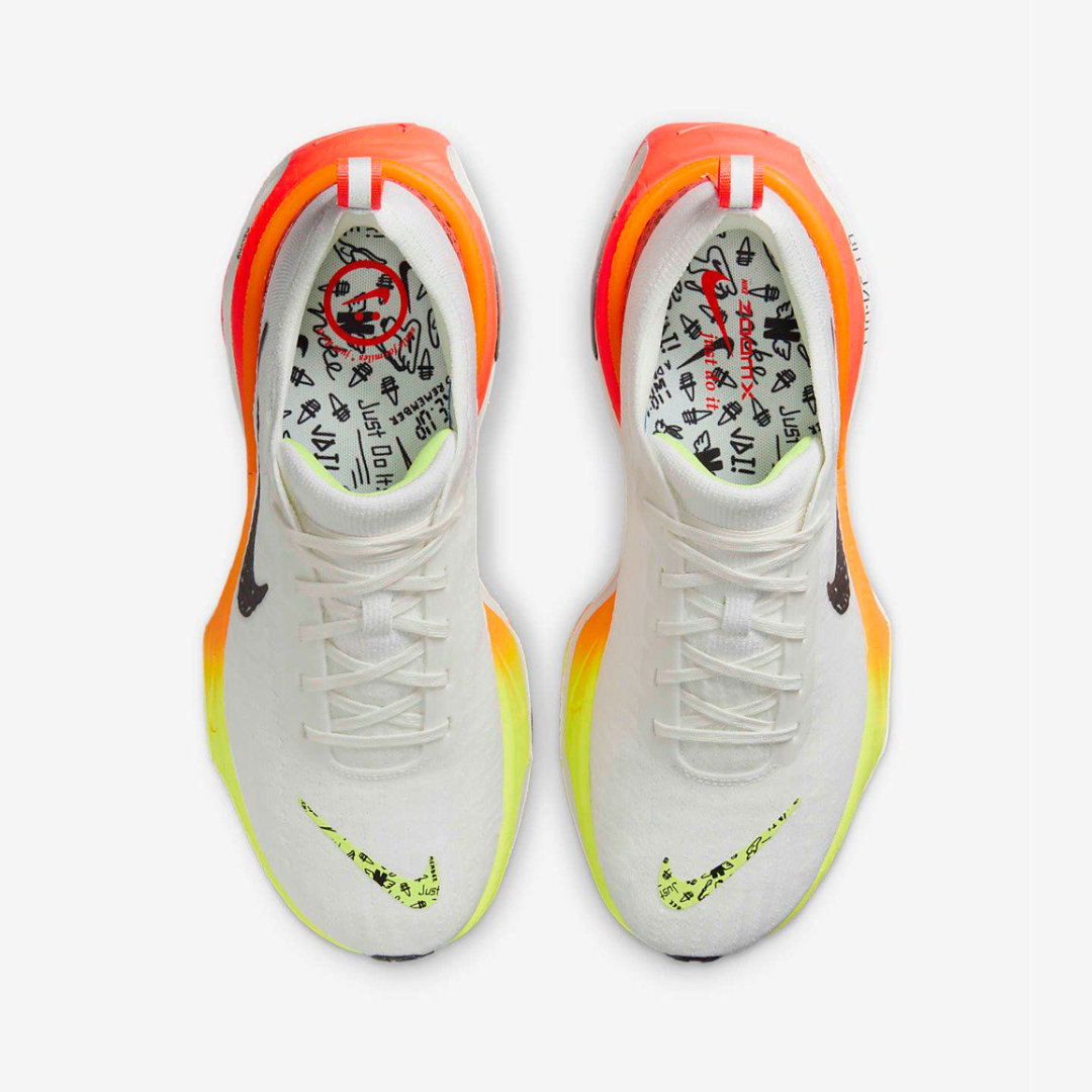 Nike Invincible Run 3 - White Bright Crimson