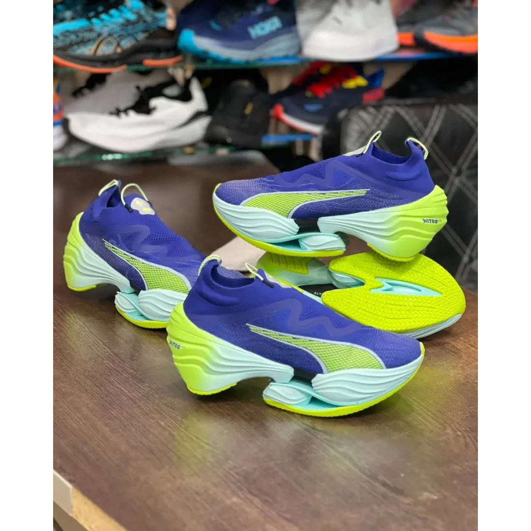 Puma Fast-RB Nitro Elite - Azul com Verde