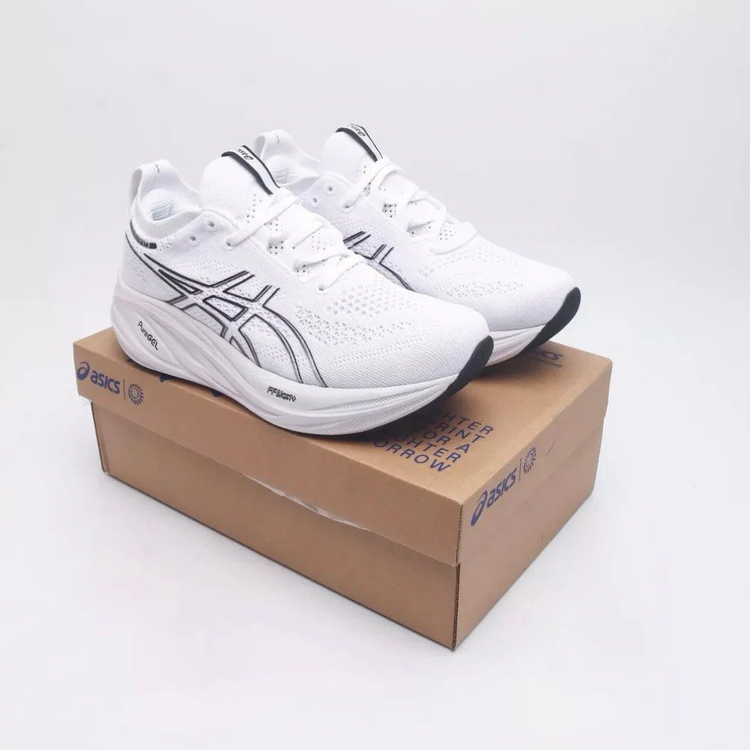 Asics Gel Nimbus 26 - Branco Preto