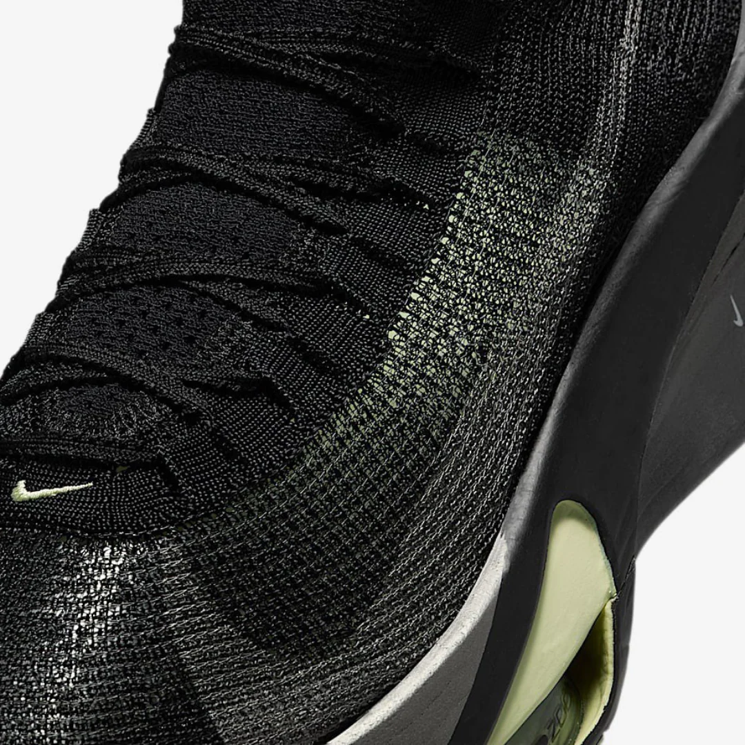 Nike Air Zoom X Alphafly Next% 3 - Preto - Olive Aura - Prateado Metalizado