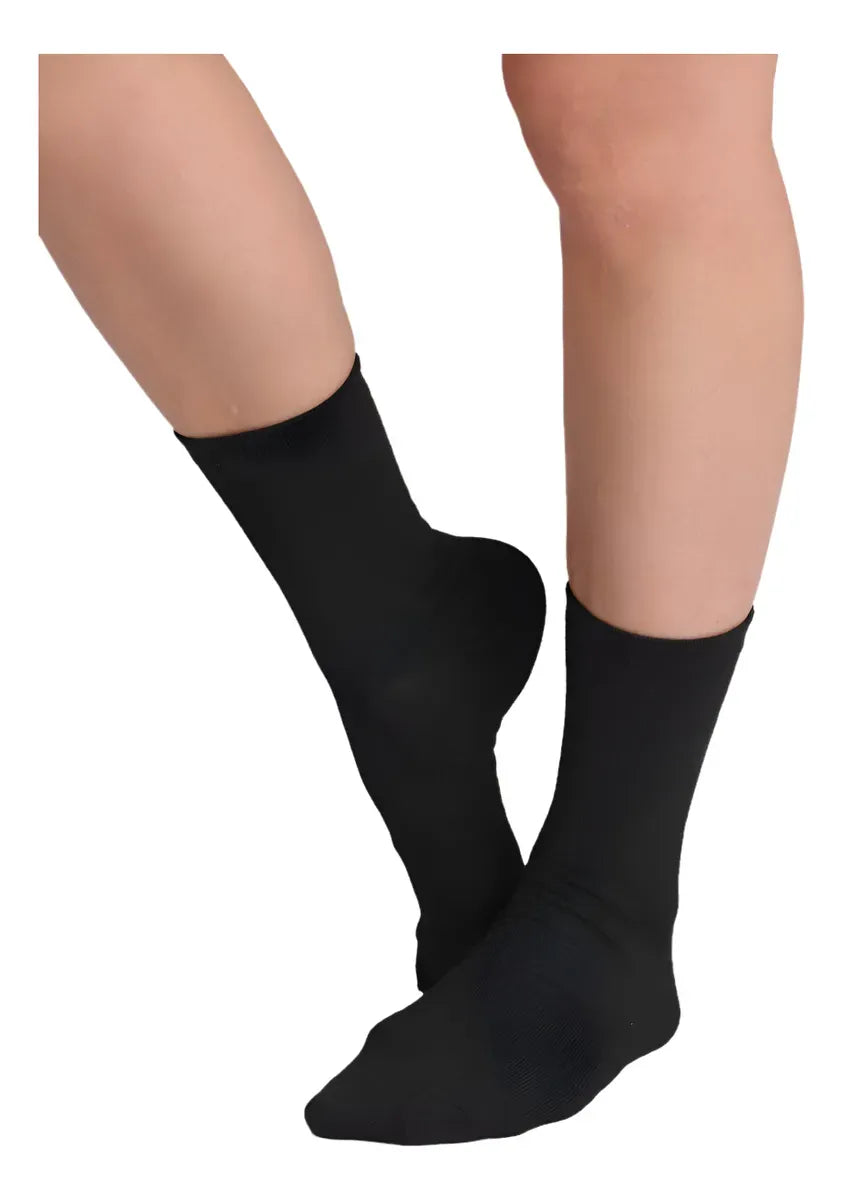 Kit 06 Pares Meia Cano Alto Unissex