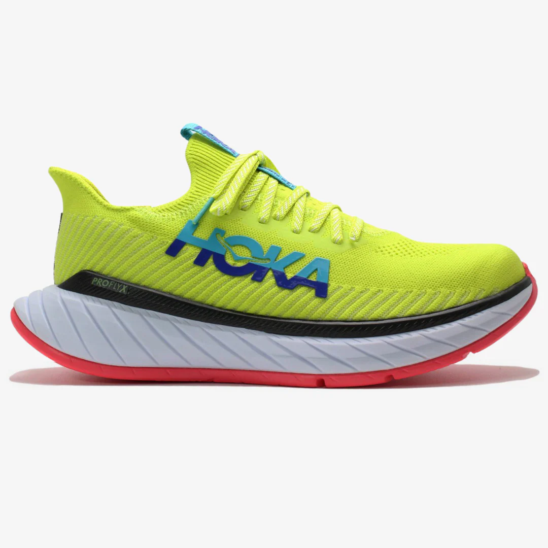 Hoka Carbon X3 - Verde/Vermelho