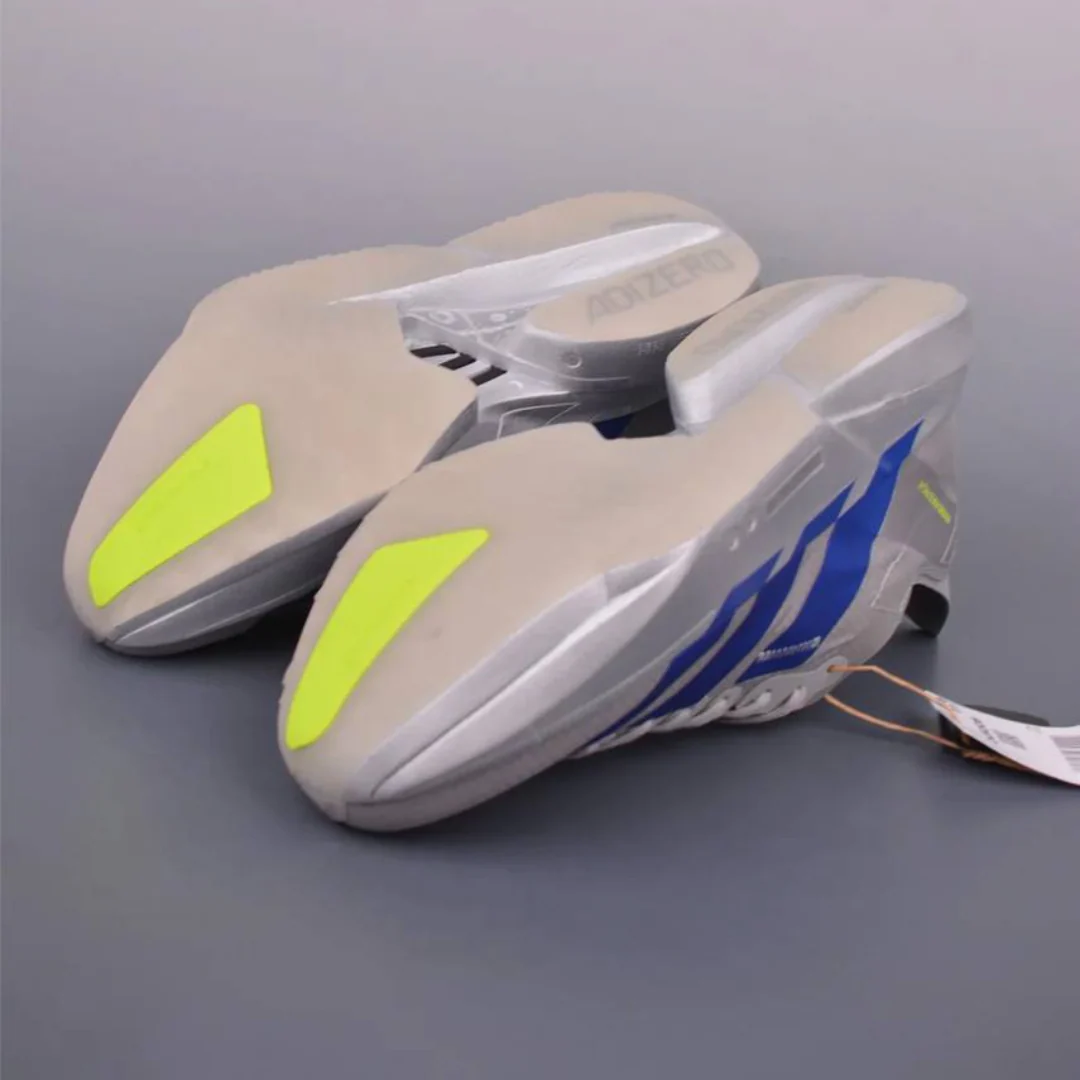 Adidas Adizero Adios Pro 4 Cinza Metálico/Azul