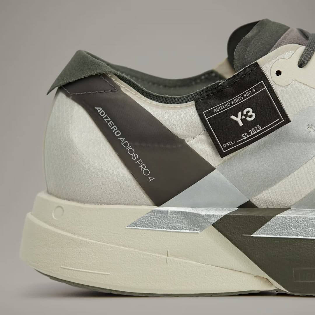 Adidas Adizero Adios Pro 4 Y3 Bege/Preto/Cinza