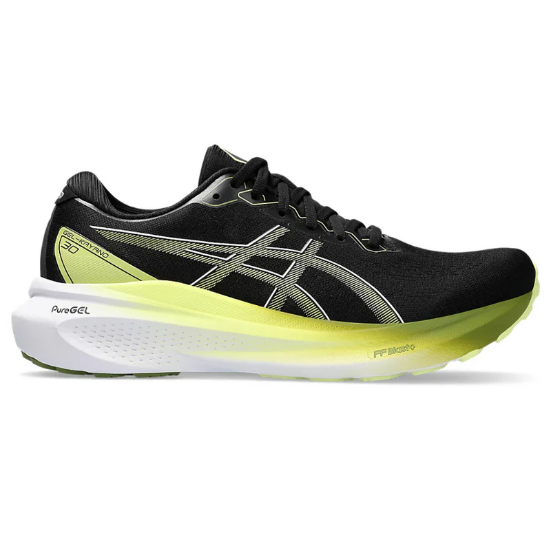 Asics Gel Kayano 30 - Preto e Amarelo com Branco