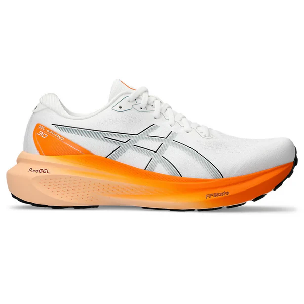 Asics Gel Kayano 30 - Branco e Laranja