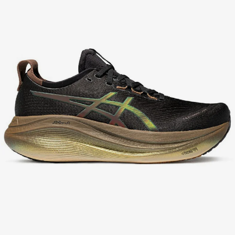 Asics Gel Nimbus 27 - Preto/Dourado