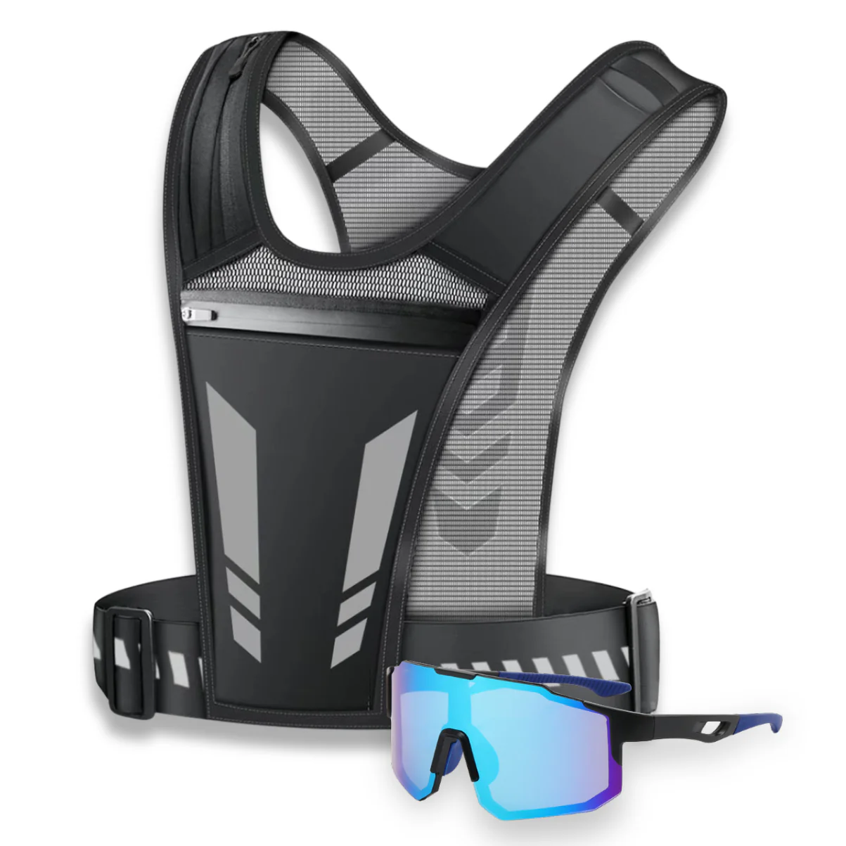 Colete Ultraleve + Óculos Esportivo UV