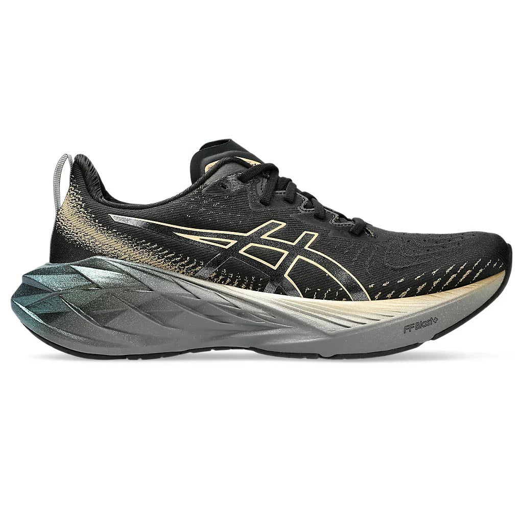 Asics NovaBlast 4 Platinum Azul Marinho Dourado