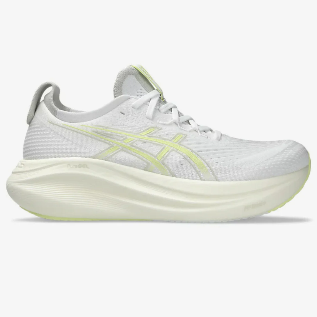 Asics Gel Nimbus 27 - Branco/Bétula