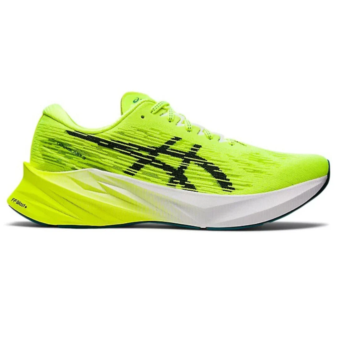 Asics NovaBlast 3 Verde Flourescente e Preto