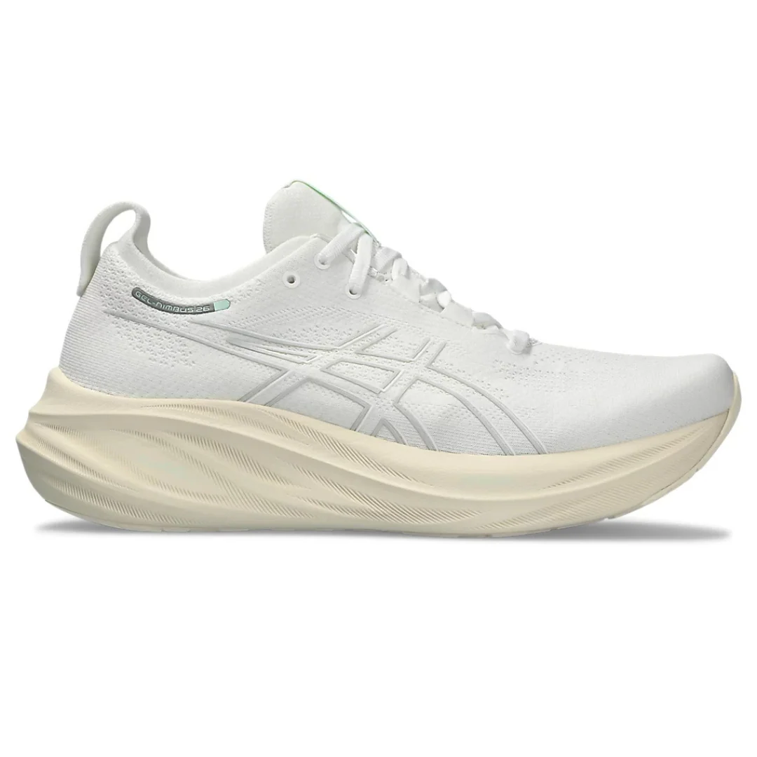 Asics Gel Nimbus 26 - Branco com Creme
