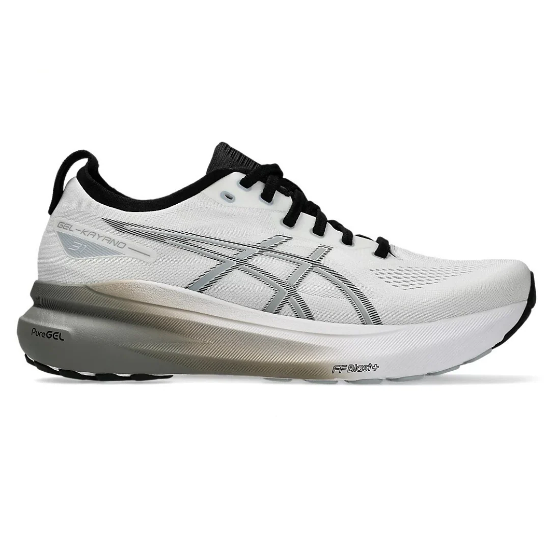 Asics Gel Kayano 31 - Branco com Cinza e Preto