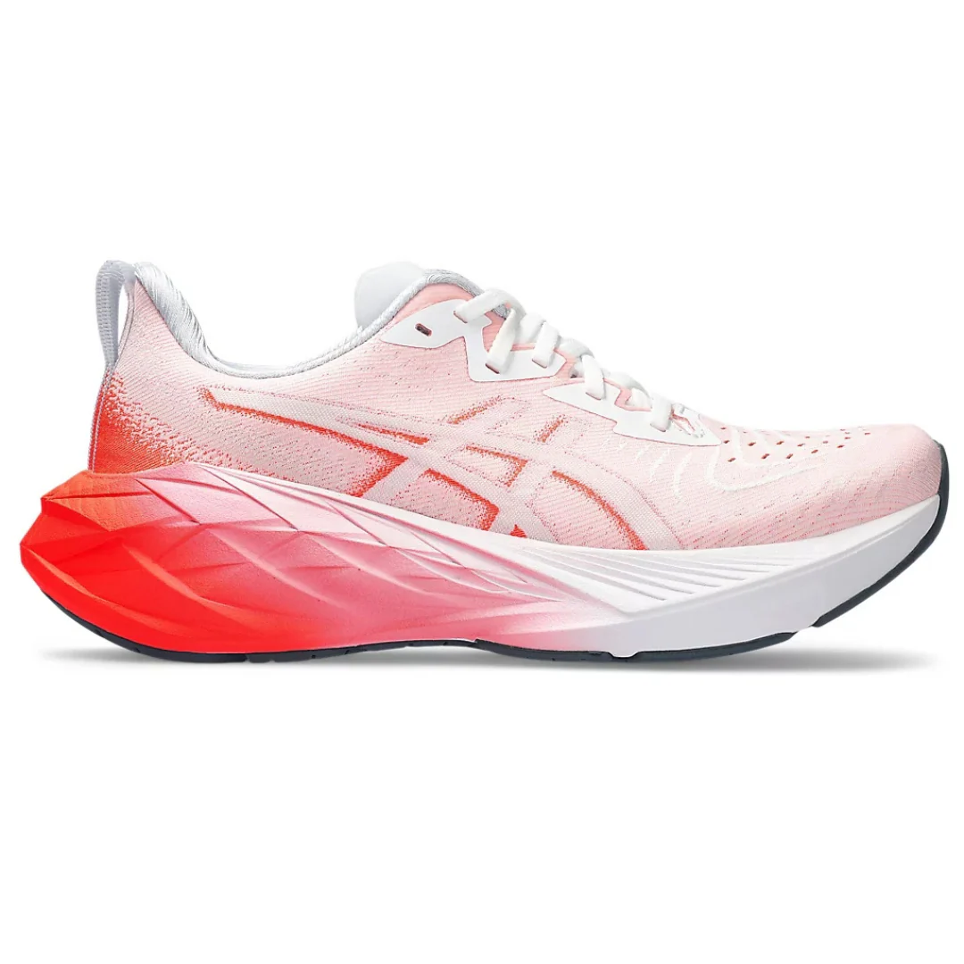 Asics NovaBlast 4 Vermelho e Branco