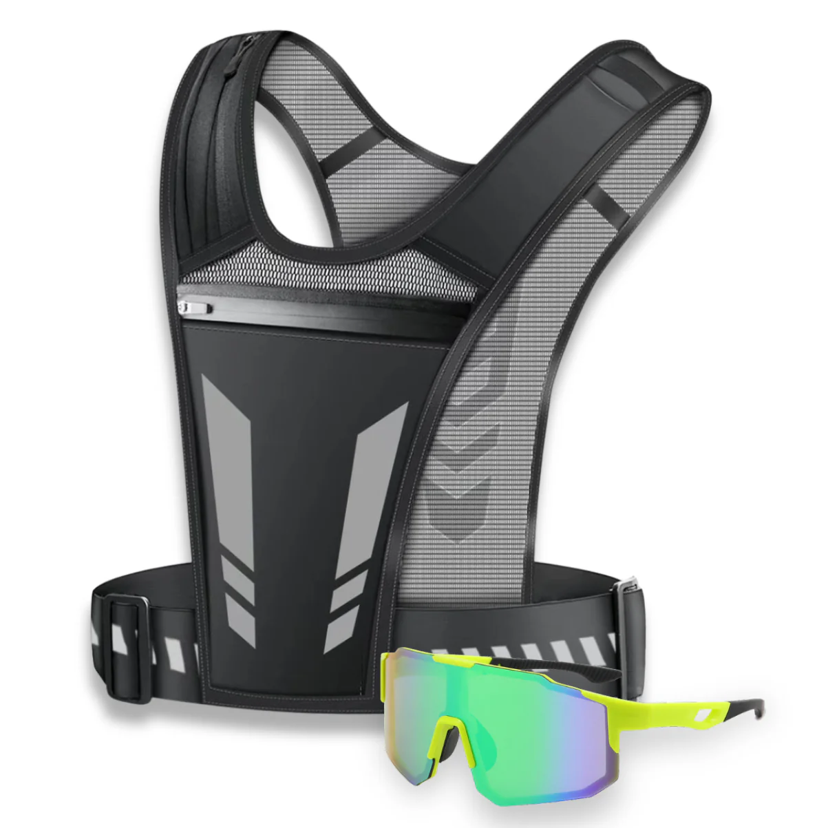 Colete Ultraleve + Óculos Esportivo UV