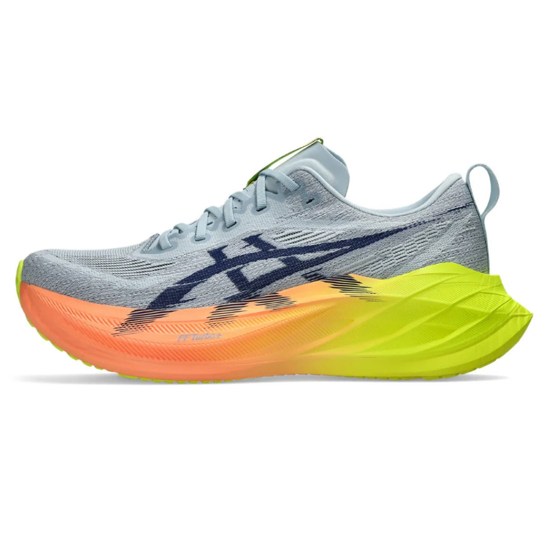 Asics SuperBlast 2 Paris Unissex- Cinza com Verde e Laranja