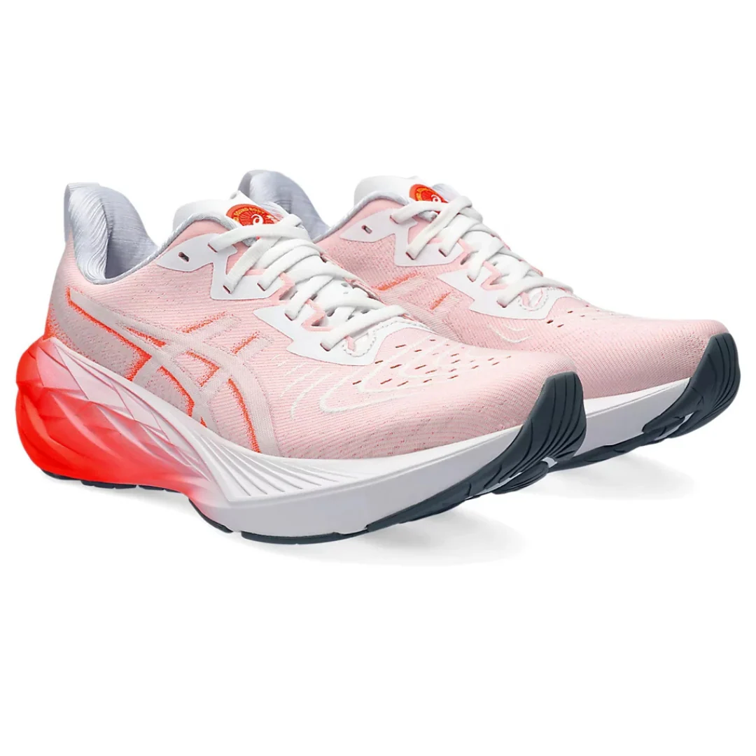 Asics NovaBlast 4 Vermelho e Branco