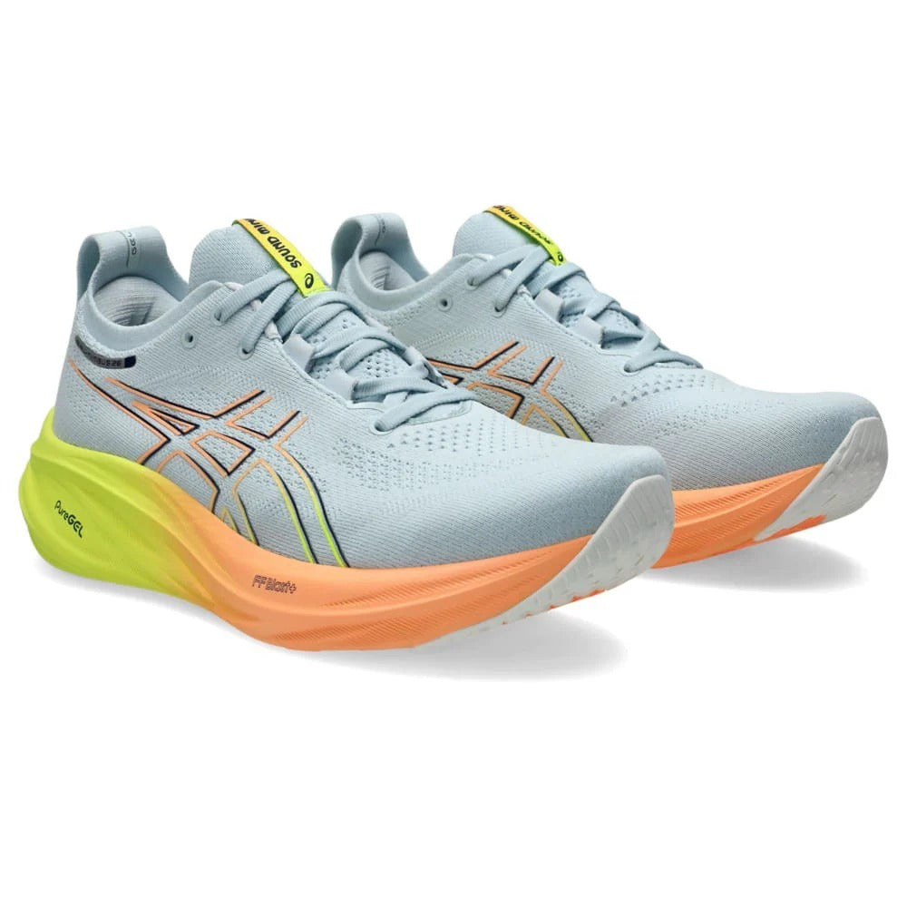 Asics Gel Nimbus 26 Paris - Azul Claro/Amarelo