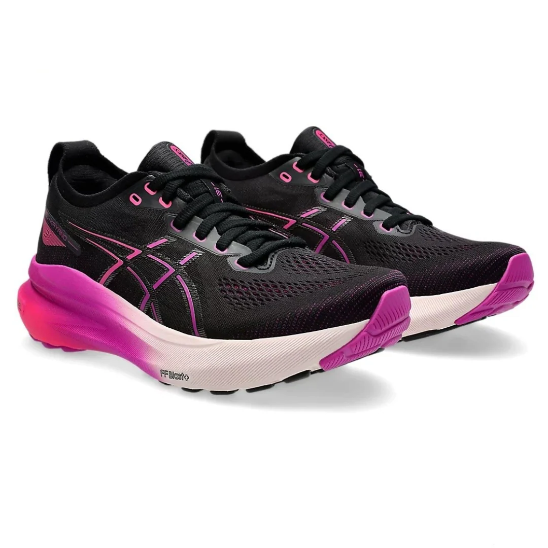 Asics Gel Kayano 31 - Preto com Rosa
