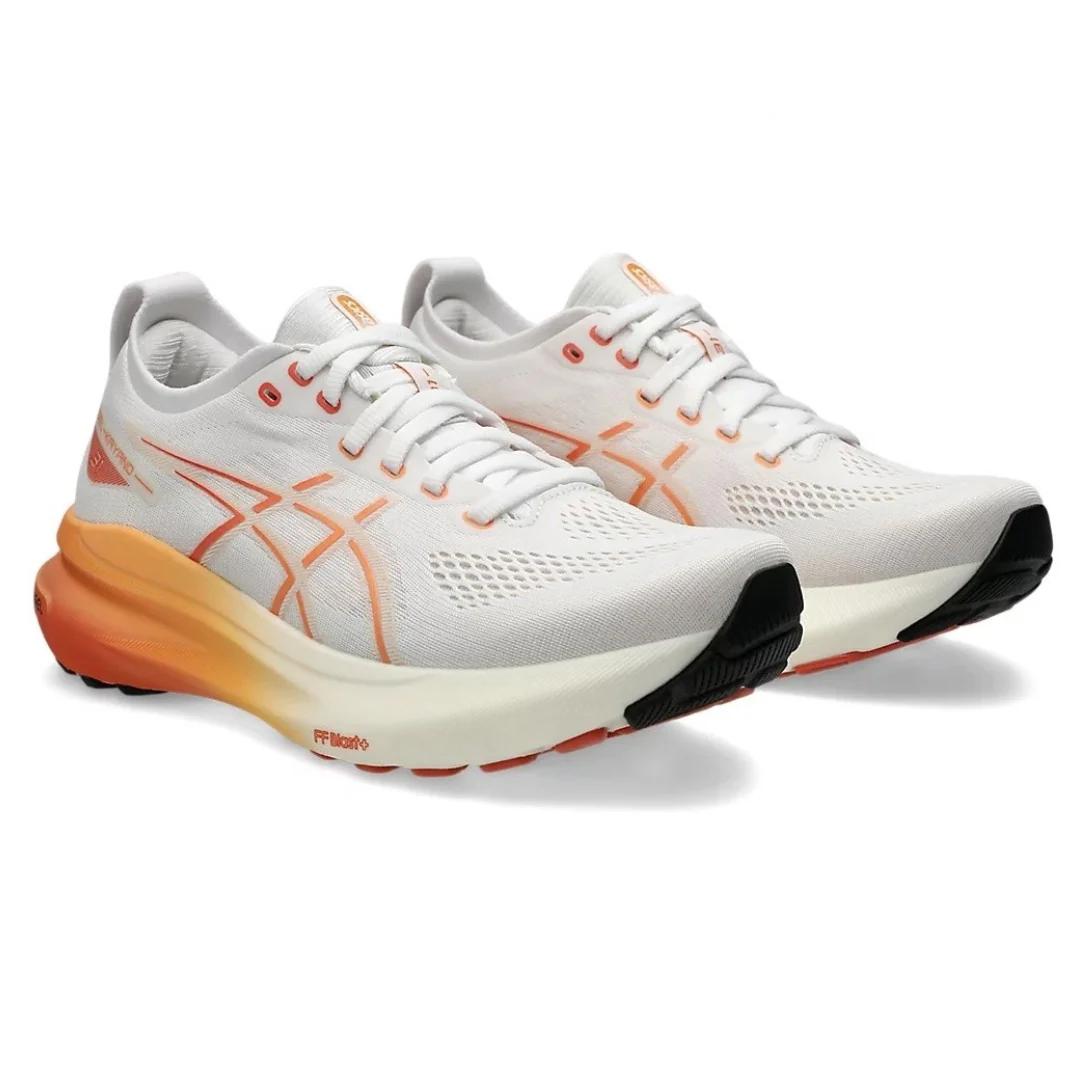 Asics Gel Kayano 31 - Branco com Laranja