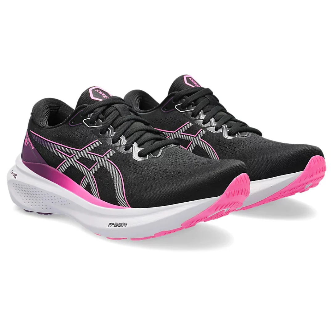 Asics Gel Kayano 30 - Preto e Rosa