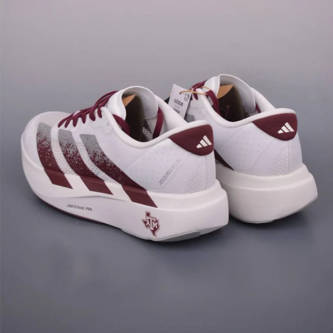 Adidas Adizero EVO SL - Branco/Vermelho Vinho