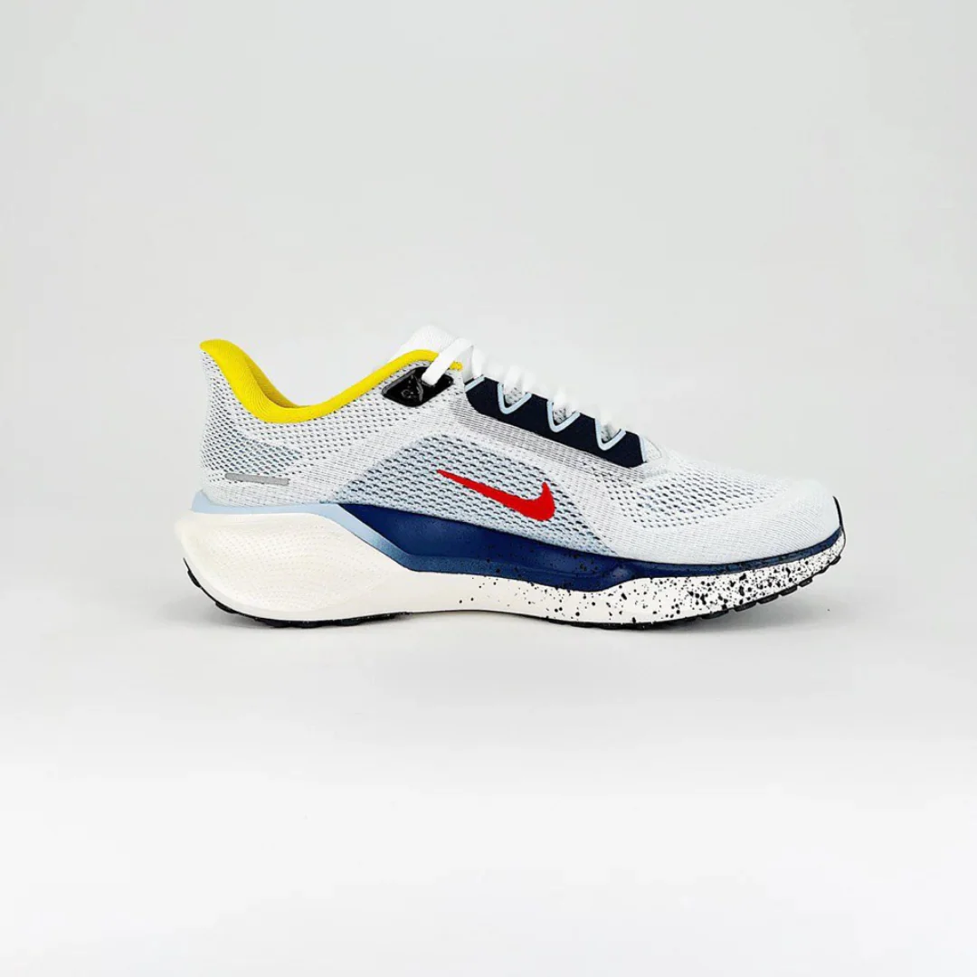 Nike Air Zoom Pegasus 41 - Branco\Azul\Amarelo\Verde