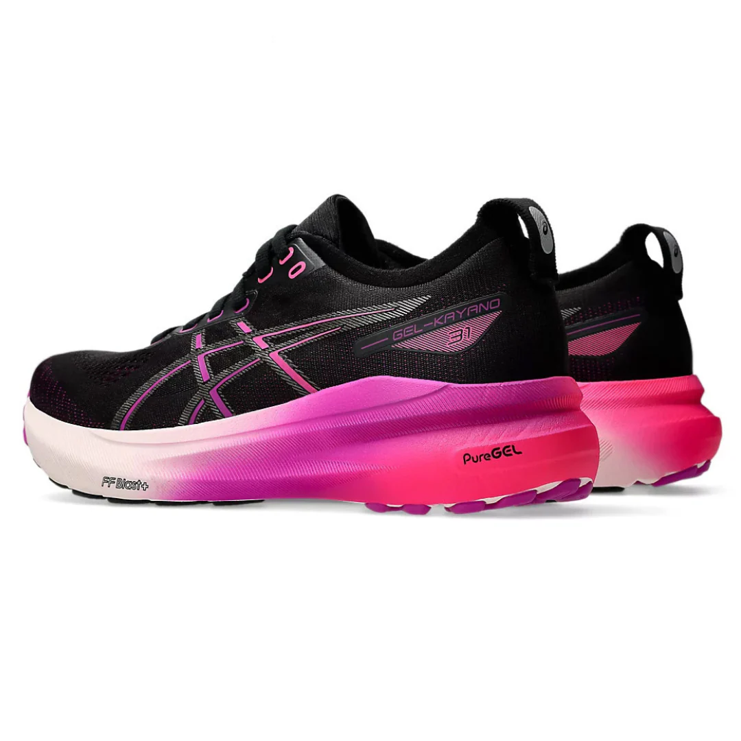 Asics Gel Kayano 31 - Preto com Rosa