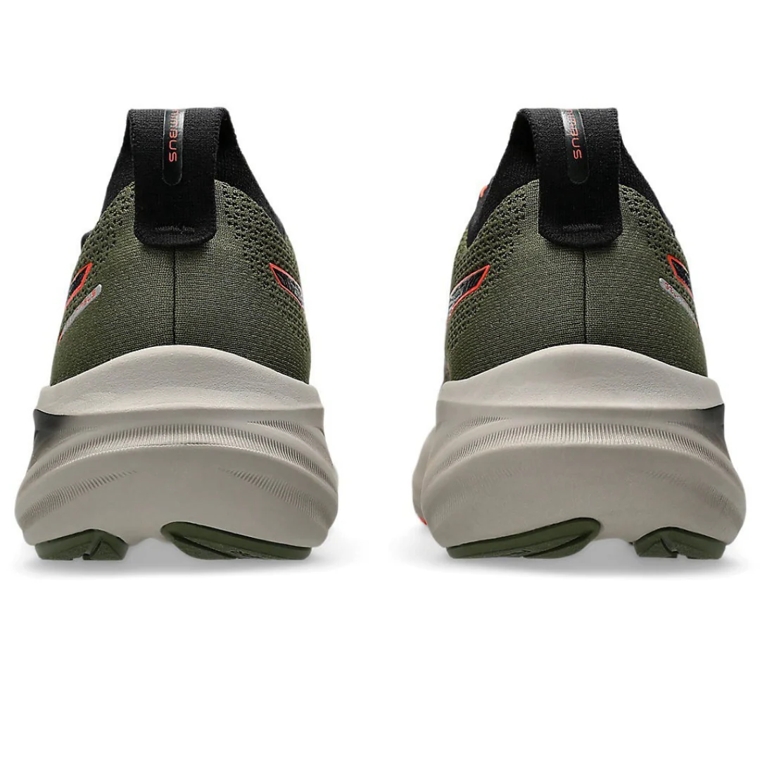 Asics Gel Nimbus 26 Paris - Verde Oliva/Vermelho