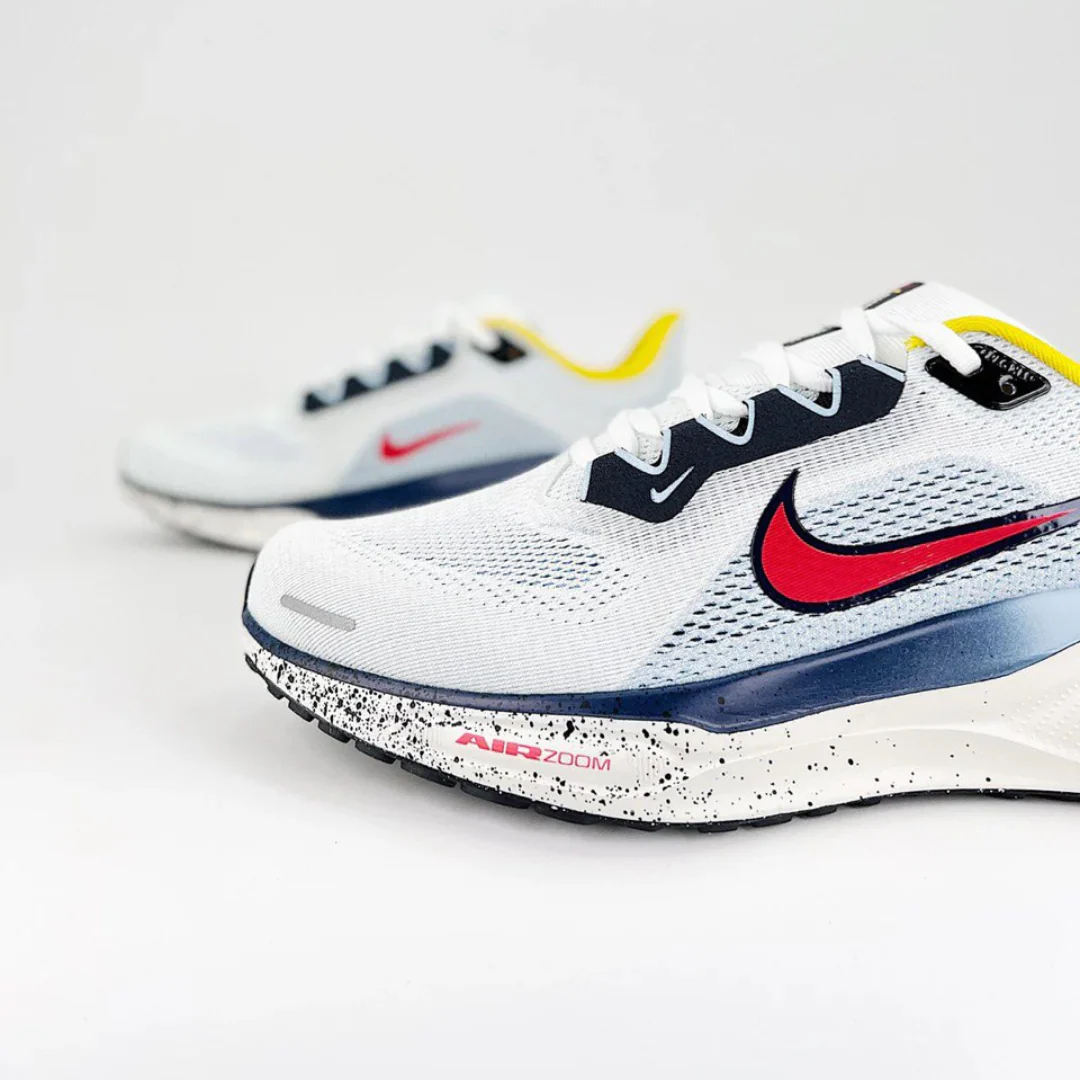 Nike Air Zoom Pegasus 41 - Branco\Azul\Amarelo\Verde