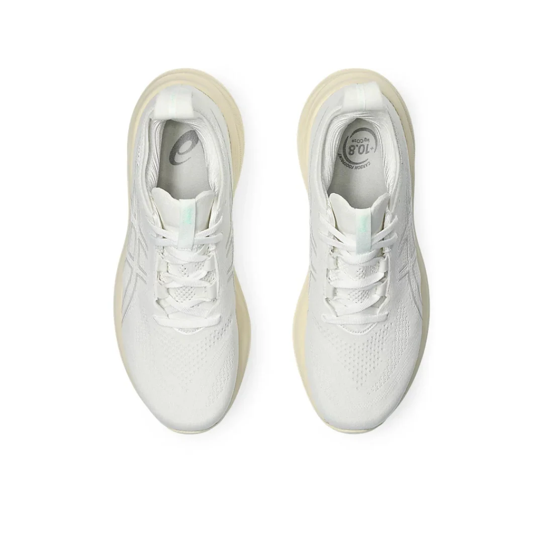 Asics Gel Nimbus 26 - Branco com Creme