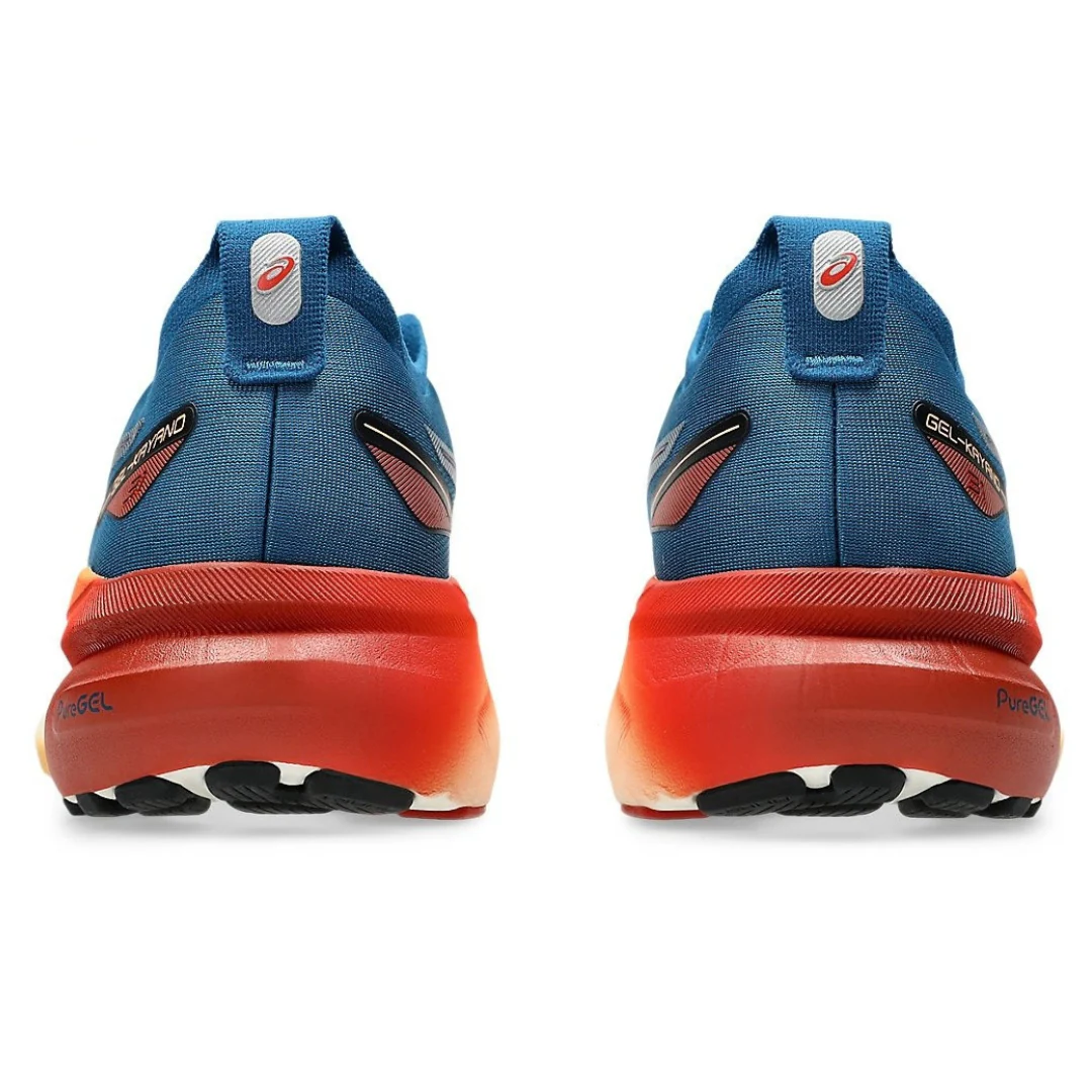 Asics Gel Kayano 31 Paris Platinum - Azul Marinho com Vermelho