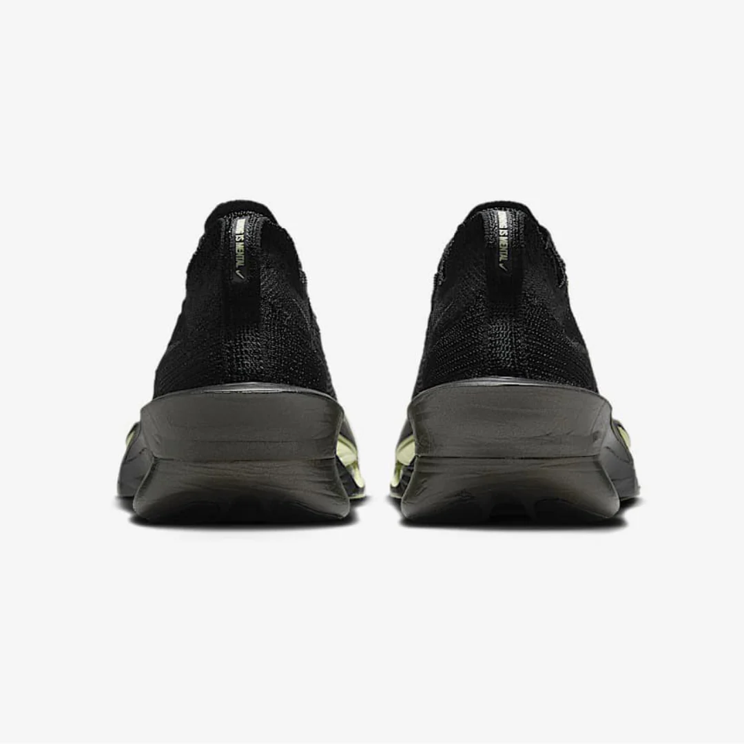 Nike Air Zoom X Alphafly Next% 3 - Preto - Olive Aura - Prateado Metalizado