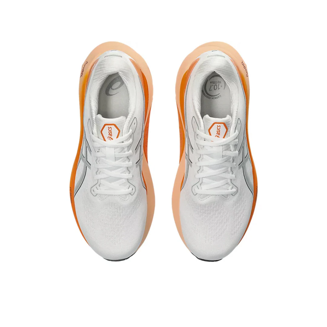 Asics Gel Kayano 30 - Branco e Laranja