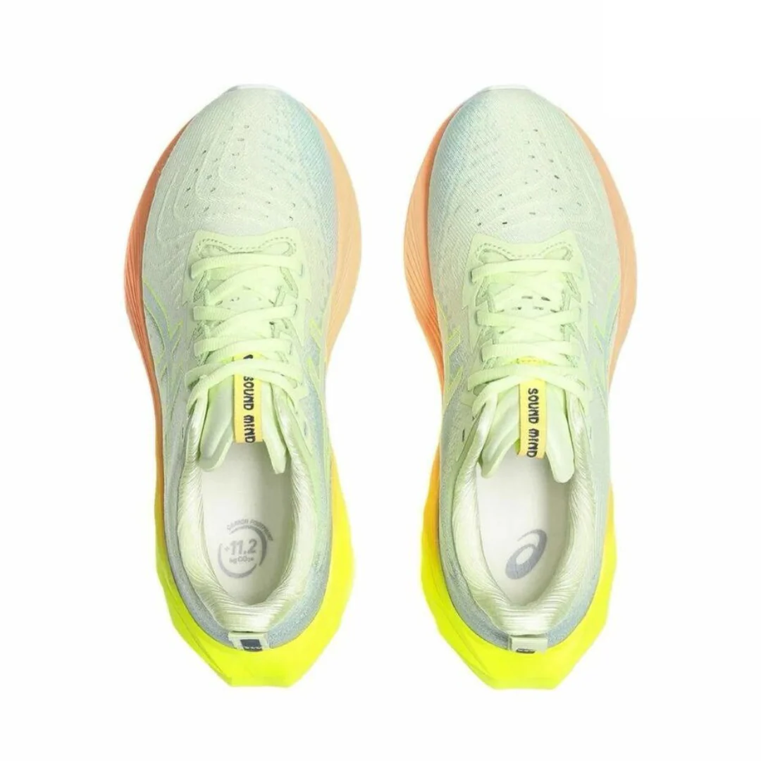 Asics NovaBlast 4 Paris - Verde e Laranja