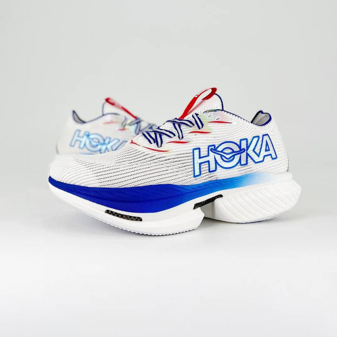 Hoka Cielo X1 Unissex - White\Virtual Blue