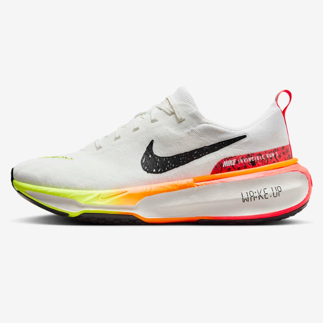 Nike Invincible Run 3 - White Bright Crimson