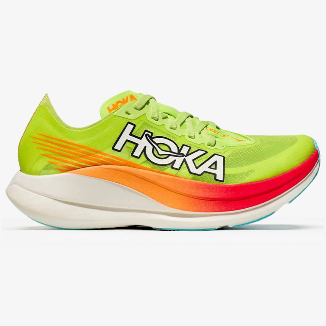 Hoka Rocket X 2 Unissex - Verde\Laranja