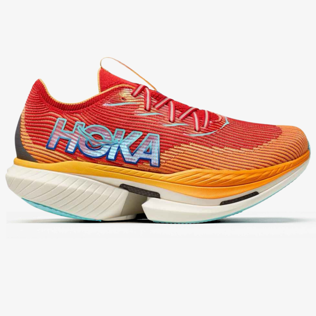 Hoka Cielo X1 Unissex - Cerise/Solar Flare