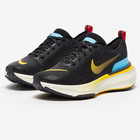 Nike Invincible Run 3 - Preto\Azul Báltico\Amarelo