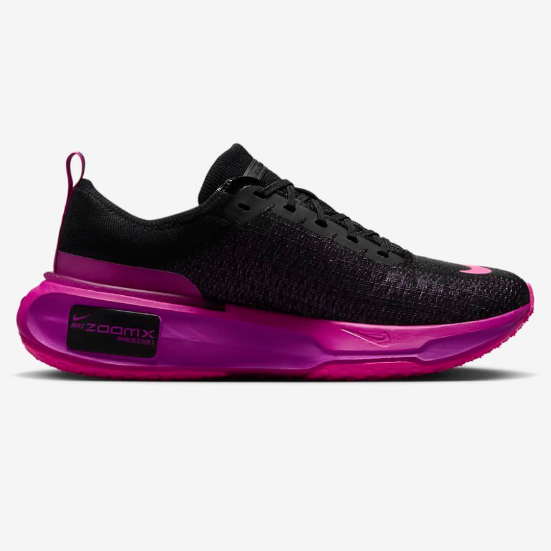 Nike Invincible Run 3 - Preto e Roxo