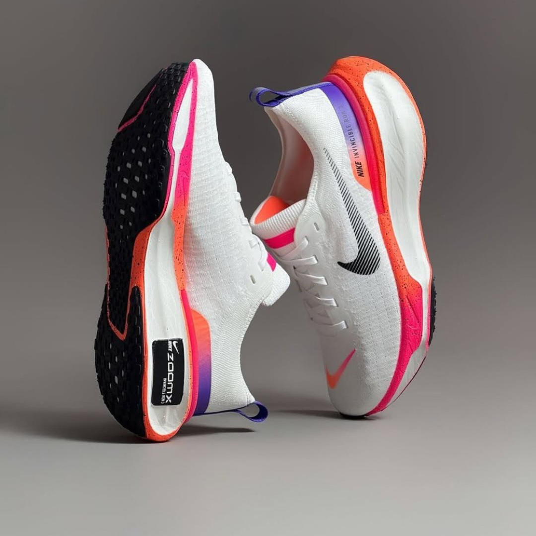 Nike Invincible Run 3 - Branco\Hyper Rosa
