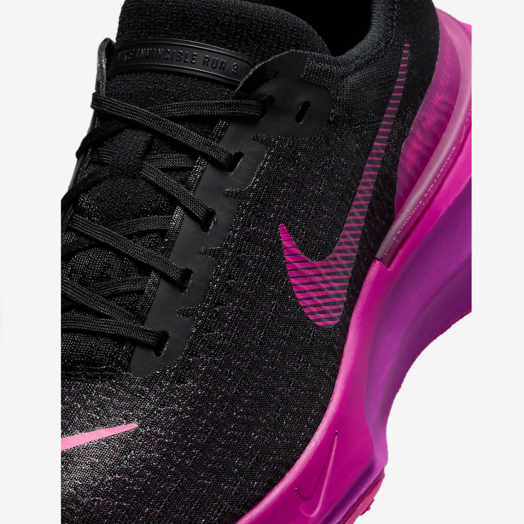 Nike Invincible Run 3 - Preto e Roxo