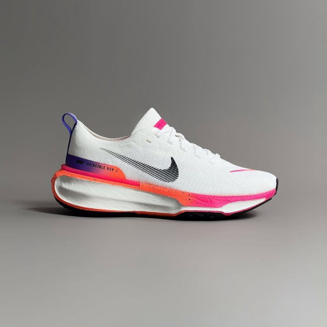 Nike Invincible Run 3 - Branco\Hyper Rosa