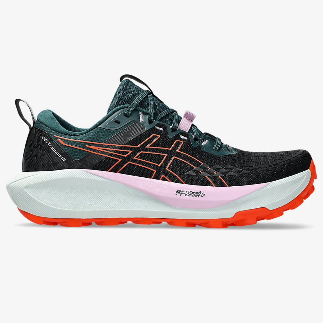 Asics Gel Trabuco 13 - Preto Laranja Branco