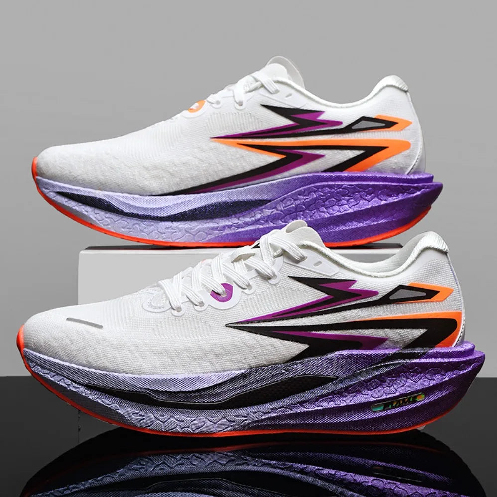 Running Shoes Speciality Carbon Board Marathon Men Sports Breathable Lightweight Women's Comfortable Athletic Nonskid Sneakers ﻿